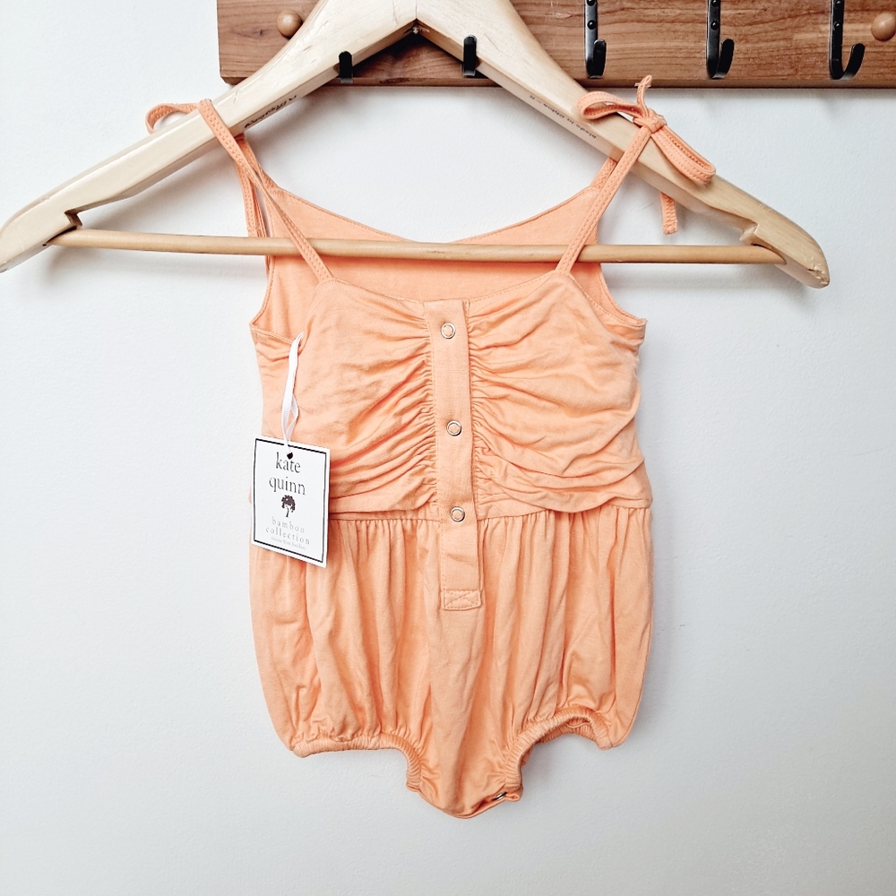 ✔SOLD✔Kate Quinn Ruched Bubble Romper - Picture 3 of 5